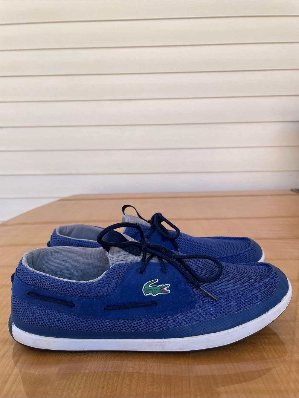 Lacoste Men's Landsailing Boat Shoes Size 10 Casual Comfy Summer